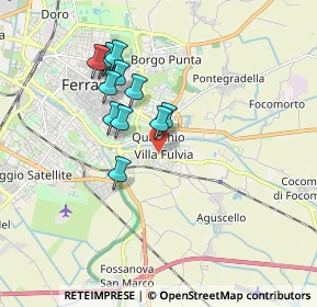 Mappa Via Val Mezzano, 44124 Ferrara FE, Italia (1.575)