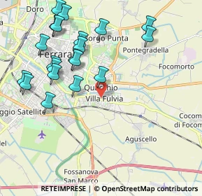 Mappa Via Val Mezzano, 44124 Ferrara FE, Italia (2.306)