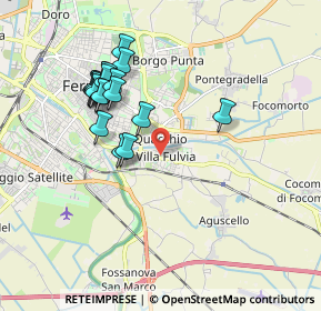 Mappa Via Val Mezzano, 44124 Ferrara FE, Italia (1.8105)