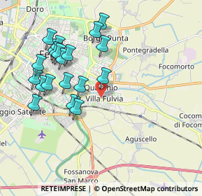 Mappa Via Val Mezzano, 44124 Ferrara FE, Italia (2.013)