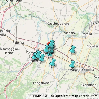 Mappa Via E. G. e M. Braibanti, 43122 Parma PR, Italia (9.32643)