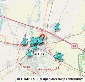 Mappa Via E. G. e M. Braibanti, 43122 Parma PR, Italia (2.90364)