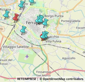 Mappa Via Ravenna, 44122 Ferrara FE, Italia (2.01273)