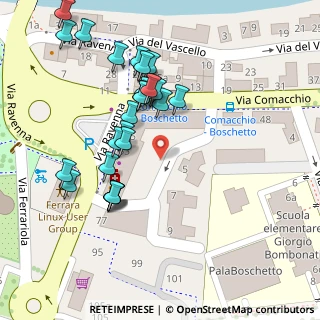 Mappa Via Ravenna, 44122 Ferrara FE, Italia (0.05769)