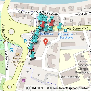 Mappa Via Ravenna, 44122 Ferrara FE, Italia (0.05269)