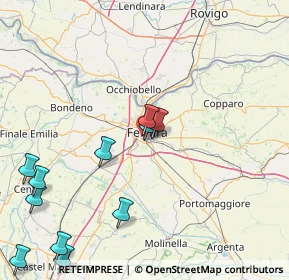 Mappa Via Fiordaliso, 44122 Ferrara FE, Italia (20.74818)