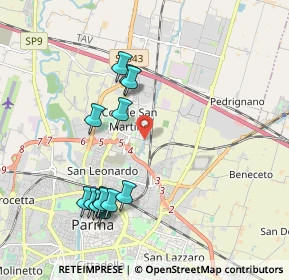 Mappa Strada Naviglio Alto, 43122 Ugozzolo PR, Italia (2.05231)