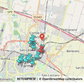 Mappa Strada Naviglio Alto, 43122 Ugozzolo PR, Italia (1.98818)