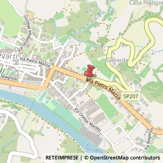 Mappa Via Pietro Mazza, 11, 27057 Varzi, Pavia (Lombardia)