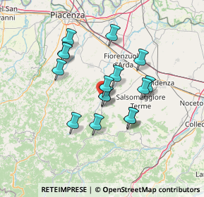 Mappa Piazza Casana, 29018 Lugagnano Val D'arda PC, Italia (11.44938)