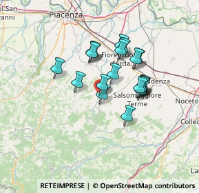 Mappa Piazza Casana, 29018 Lugagnano Val D'arda PC, Italia (10.8)