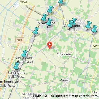 Mappa Via Altimani, 42012 Campagnola Emilia RE, Italia (2.87909)