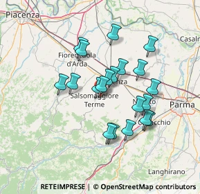 Mappa Ponte Iqbal Masih, 43039 Salsomaggiore Terme PR, Italia (11.885)