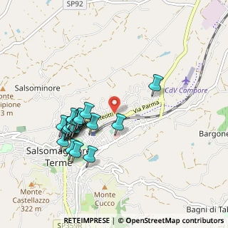 Mappa Via Mistrali, 43039 Salsomaggiore Terme PR, Italia (0.938)