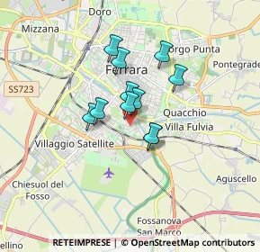 Mappa Via Mario Cavallari, 44124 Ferrara FE, Italia (1.13091)