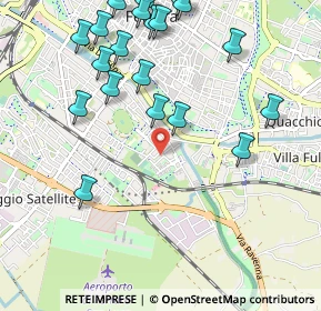 Mappa Via Mario Cavallari, 44124 Ferrara FE, Italia (1.25)