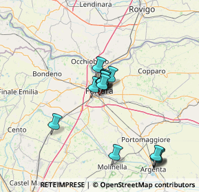 Mappa Via Mario Cavallari, 44124 Ferrara FE, Italia (11.646)