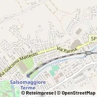 Karte Salsomaggiore Terme