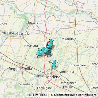 Mappa Via Mar lonio, 41012 Fossoli MO, Italia (27.00273)