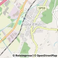 Karte Isola d'Asti