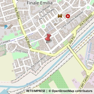 Mappa Via Aurelio Saffi, 11, 41034 Finale Emilia, Modena (Emilia Romagna)