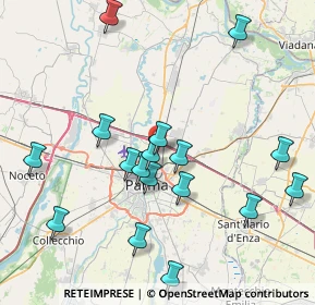 Mappa Piazza Sibilla Aleramo, 43122 Parma PR, Italia (8.53294)
