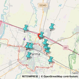 Mappa Piazza Sibilla Aleramo, 43122 Parma PR, Italia (3.35636)