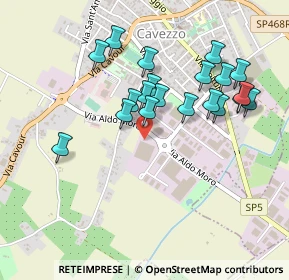 Mappa Via Luigi Einaudi, 41032 Cavezzo MO, Italia (0.443)