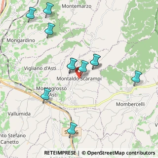 Mappa Via Principe Amedeo, 14048 Montaldo Scarampi AT, Italia (2.06)