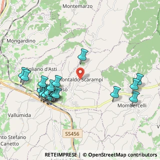 Mappa Via Principe Amedeo, 14048 Montaldo Scarampi AT, Italia (2.297)