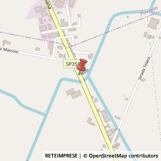 Mappa Via Romana,  2, 42028 Poviglio, Reggio nell'Emilia (Emilia Romagna)