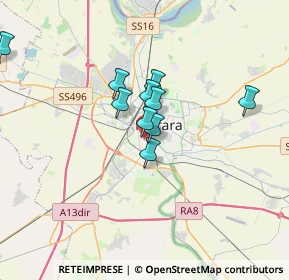 Mappa Via Vincenzo Monti, 44122 Ferrara FE, Italia (3.23273)