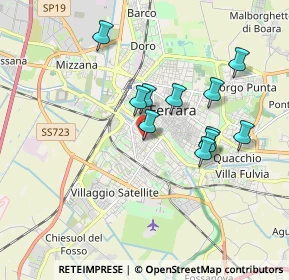 Mappa Via Vincenzo Monti, 44122 Ferrara FE, Italia (1.59545)