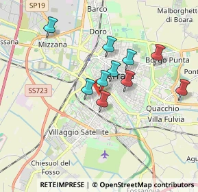 Mappa Via Vincenzo Monti, 44122 Ferrara FE, Italia (1.75636)