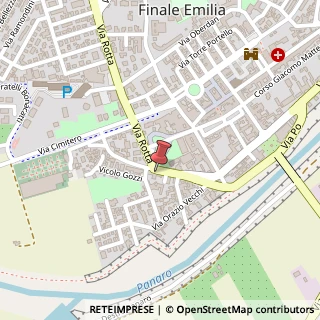 Mappa Via dei Cappuccini, 40, 41034 Finale Emilia, Modena (Emilia Romagna)