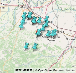 Mappa Via Ponticella, 29018 Lugagnano Val D'arda PC, Italia (11.2805)