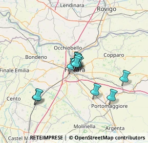 Mappa Via Bologna, 44123 Ferrara FE, Italia (9.70455)