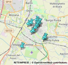Mappa Via Bologna, 44123 Ferrara FE, Italia (0.94313)