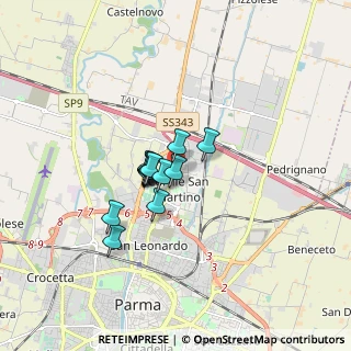 Mappa Via Irma ed Emma Gramatica, 43122 Parma PR, Italia (1.00357)
