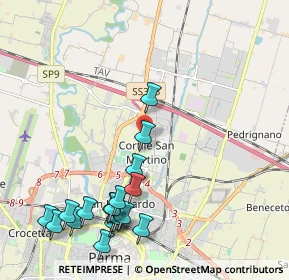 Mappa Via Irma ed Emma Gramatica, 43122 Parma PR, Italia (2.53778)