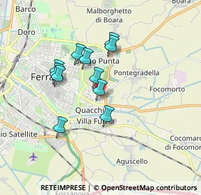 Mappa Via Malpasso, 44123 Ferrara FE, Italia (1.45364)