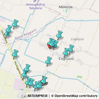 Mappa Via Cornetole, 42024 Castelnovo di sotto RE, Italia (1.321)