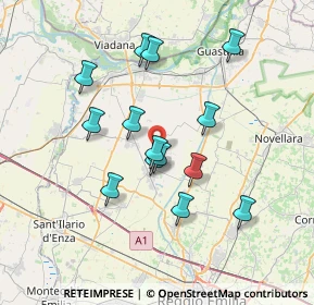 Mappa Via Cornetole, 42024 Castelnovo di sotto RE, Italia (6.46143)