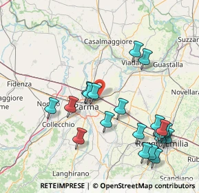 Mappa Strada Traversante Pedrignano, 43122 Parma PR (17.8255)