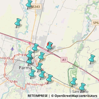 Mappa Strada Traversante Pedrignano, 43122 Parma PR (5.51429)