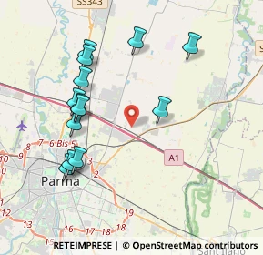 Mappa Strada Traversante Pedrignano, 43122 Parma PR (4.02846)