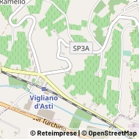 Mapa Vigliano d'Asti
