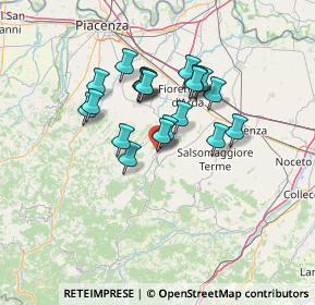 Mappa Via della Stradella, 29018 Lugagnano Val D'arda PC, Italia (10.7905)