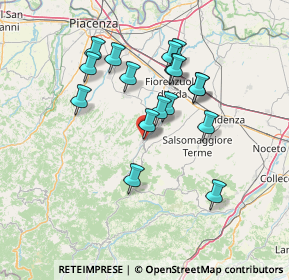 Mappa Via della Stradella, 29018 Lugagnano Val D'arda PC, Italia (12.89)