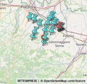 Mappa Via della Stradella, 29018 Lugagnano Val D'arda PC, Italia (11.3185)